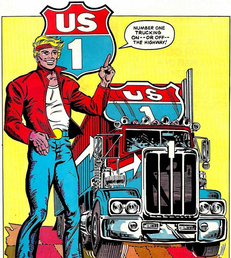 Conheçam três heróis caminhoneiros da Marvel.